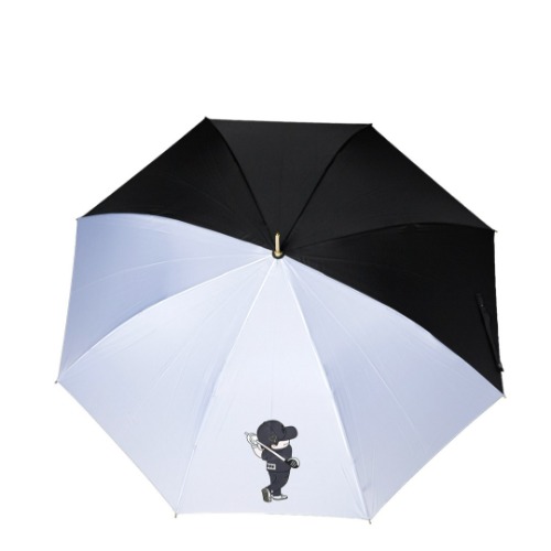 [멀리건골프] 스컬 D 골프 우산 - 블랙화이트